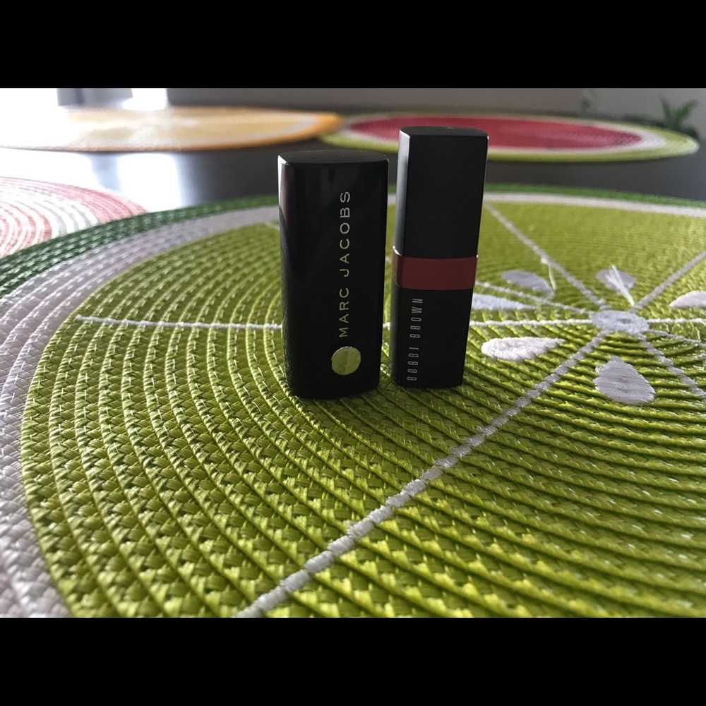 Marc Jacobs and Bobby Brown mini lipstick 💄